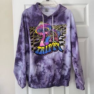 Tie-dye Trippy Mushroom Sweatshirt